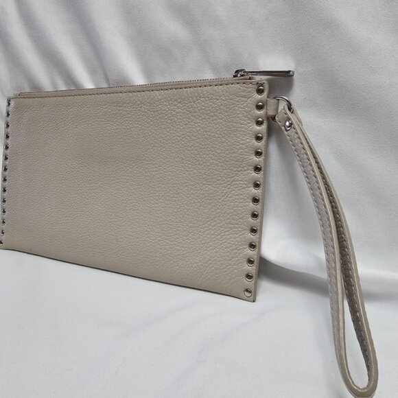Michael Kors Gray Zipper Pouch Envelope Wallet - Picture 8 of 13